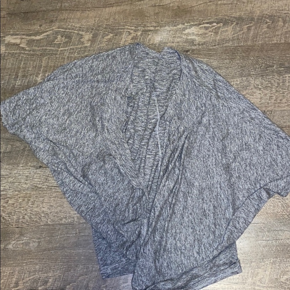 Grey cardigan